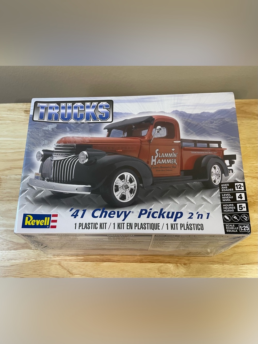 Revell 85-7202 '41 Chevy Pickup 2 'n 1 1:25 Model Kit Factory Sealed New